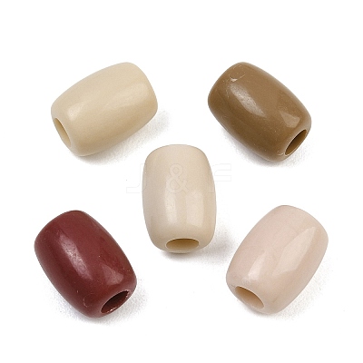 Opaque Acrylic European Beads AC-CBA1794-03-1