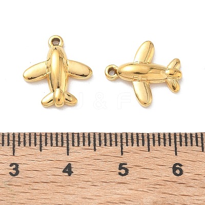 304 Stainless Steel Charms STAS-F360-03G-1