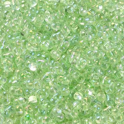 AB Color Plated Glass Seed Beads SEED-L011-06B-11-1