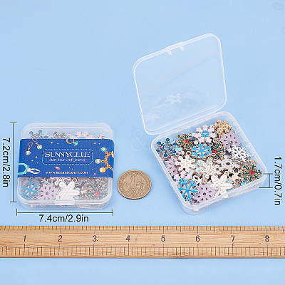 48Pcs 12 Style Alloy Pendants DIY-SC0018-90-1