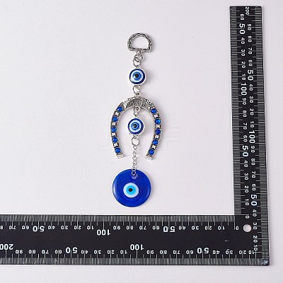 Horse Shoe Pendant Decorations X1-HJEW-H058-04-1