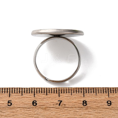 304 Stainless Steel Adjustable Ring Components STAS-B098-03G-P-1