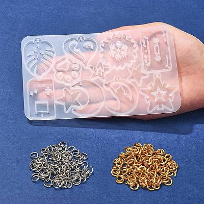 DIY Pendant Resin Craft Making Kits DIY-CJ0002-16-1