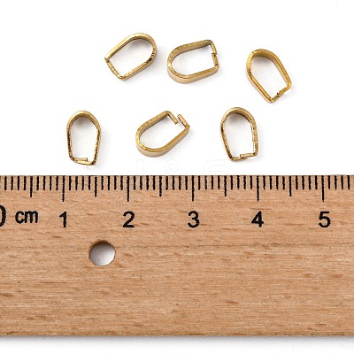 Ion Plating(IP) 304 Stainless Steel Snap on Bails STAS-L159-20G-1