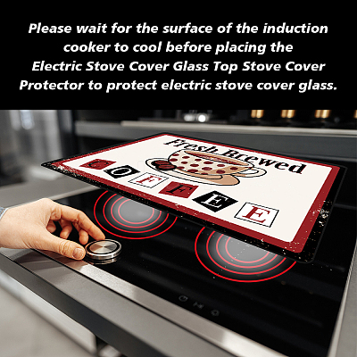 1Pc Cloth Induction Cooktop Protector Mats AJEW-GA0006-58B-1