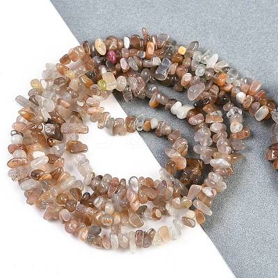 Natural Sunstone Beads Strands G-G0003-B47-1