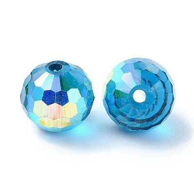 AB Color Plated Glass Beads EGLA-P059-02B-AB24-1