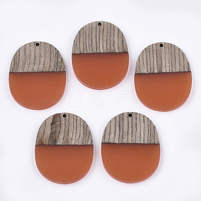 Resin & Wenge Wood Pendants LS-RESI-T023-01K-1