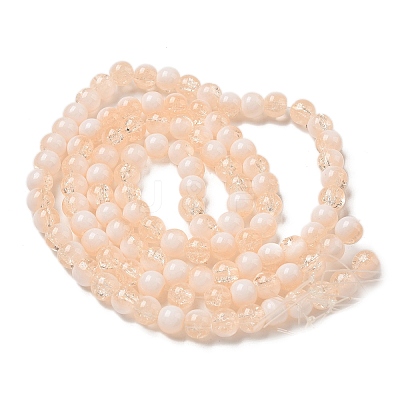 Crackle Glass Beads X1-GLAA-U001-8mm-05-1