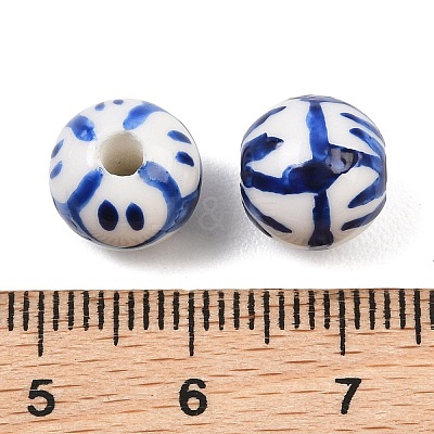 Handmade Porcelain Beads PORC-Q212-10mm-1-1