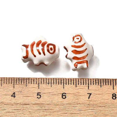 Handmade Porcelain Beads PORC-S002-04B-1