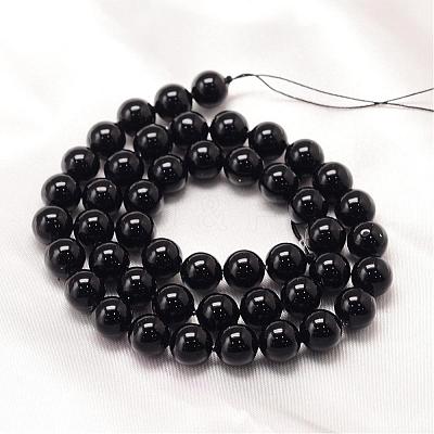 Baking Paint Shell Pearl Round Bead Strands BSHE-L011-6mm-B010-1