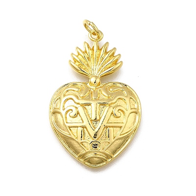 Brass Pendants KK-G525-12G-1