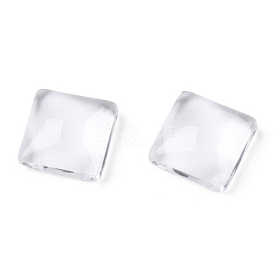Transparent Glass Cabochons LS-GGLA-WH0034-07-1