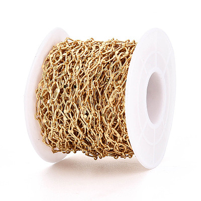 Brass Rhombus Link Chains CHC-T018-48G-1