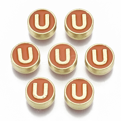 Alloy Enamel Beads ENAM-S122-028U-NR-1