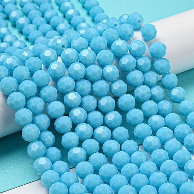Opaque Glass Beads Stands EGLA-A035-P8mm-D08-1