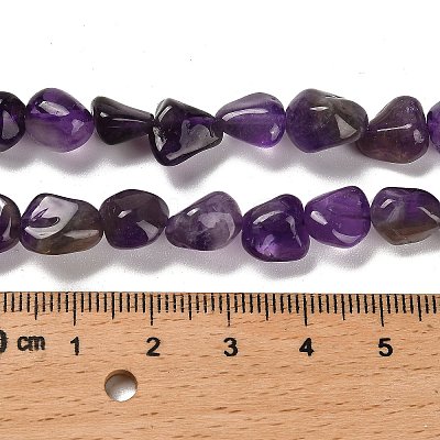 Natural Amethyst Beads Strands G-P497-01E-45-1