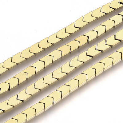 Electroplate Non-magnetic Synthetic Hematite Beads Strands X-G-Q486-69F-1