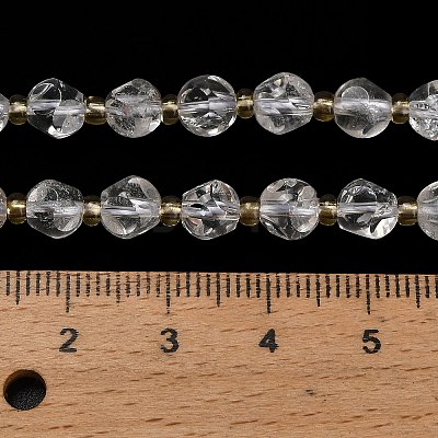 Natural Quartz Crystal Beads Strands G-K387-A16-01-1