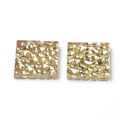 Electroplate Glass Crystal Mosaic Tiles Cabochons GLAA-G073-C01-1
