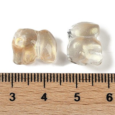 Spray Painted Glass Beads GLAA-Z007-04D-1