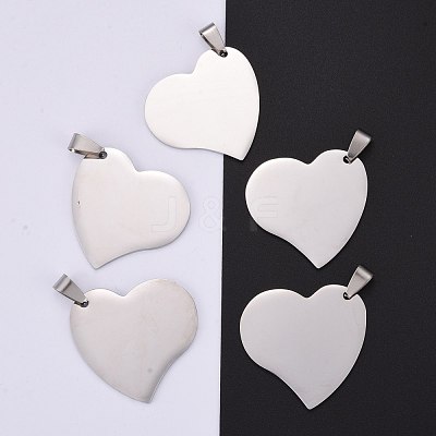 Tarnish Resistant 304 Stainless Steel Pendants STAS-I140-11S-1