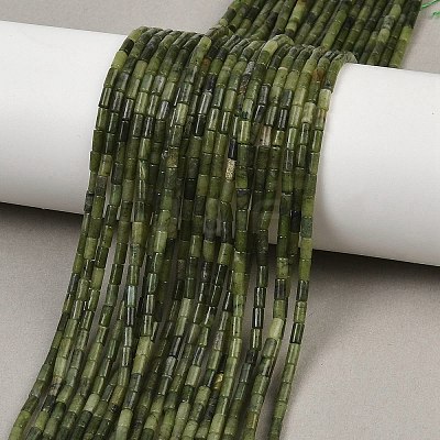 Natural Chinese Southern Jade Beads Strands G-M389-20-1