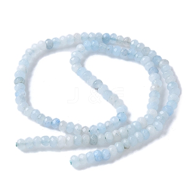 Dyed Natural Malaysia Jade Rondelle Beads Strands G-E316-2x4mm-61-1