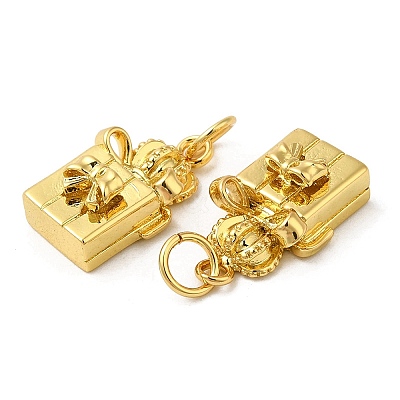 Rack Plating Brass Pendants KK-C030-31G-1