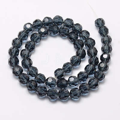 Imitation Austrian Crystal Bead Strands G-M181-10mm-20A-1
