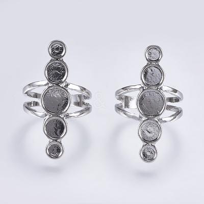 Alloy Pad Ring Settings X-PALLOY-K143-11P-1