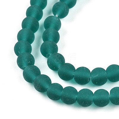 Transparent Glass Beads Strands GLAA-T032-T4mm-MD21-1
