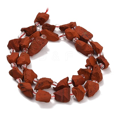 Natural Red Jasper Beads Strands GG-CBA0B77-A22-02-1