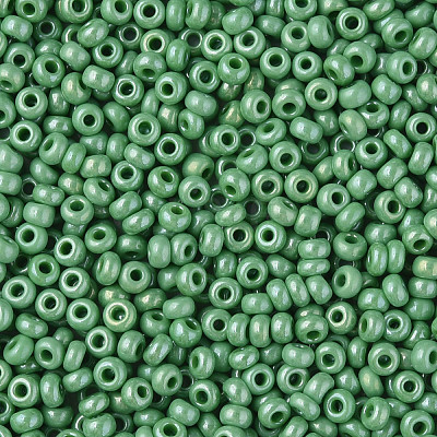 8/0 Czech Opaque Glass Seed Beads SEED-N004-003A-02-1