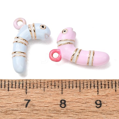 Alloy Enamel Pendants AL-CBA61EE-09-1
