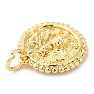 Eco-Friendly Rack Plating Brass Pendants KK-R143-22G-1