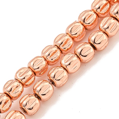 Electroplated Synthetic Non-magnetic Hematite Beads Strands G-C136-D01-02-1