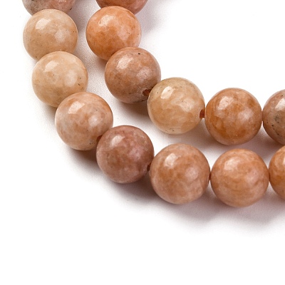 Natural Orange Quartz Beads Strands G-P551-A01-03-1