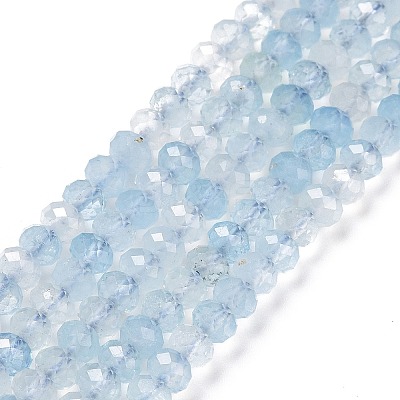 Natural Aquamarine Beads Strands G-E194-16-1