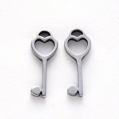Tarnish Resistant 304 Stainless Steel Charms X-STAS-N092-33-1