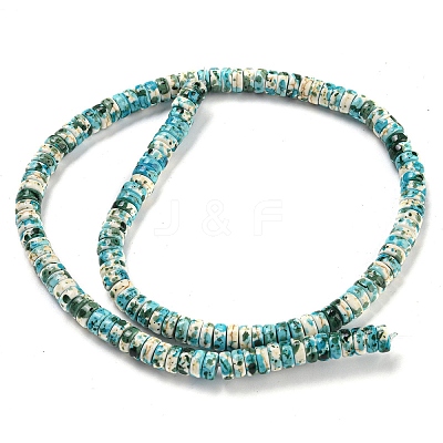 Baking Paint Synthetic Turquoise Beads Strands G-H060-02B-07-1