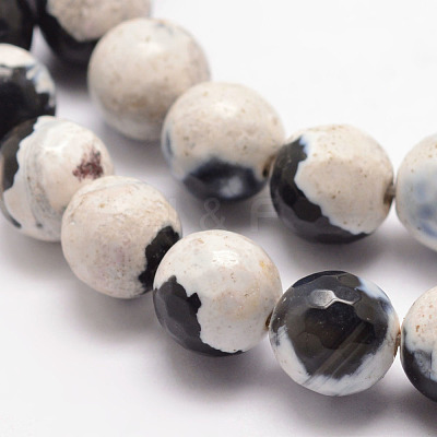 Natural Fire Crackle Agate Bead Strands X-G-K166-06F-10mm-12-1