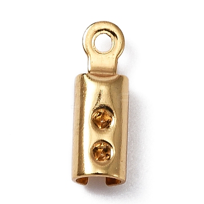316 Surgical Stainless Steel Folding Crimp Ends X-FIND-WH0045-46A-1