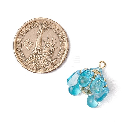 Glass & Seed Beads Pendants PALLOY-MZ00648-1
