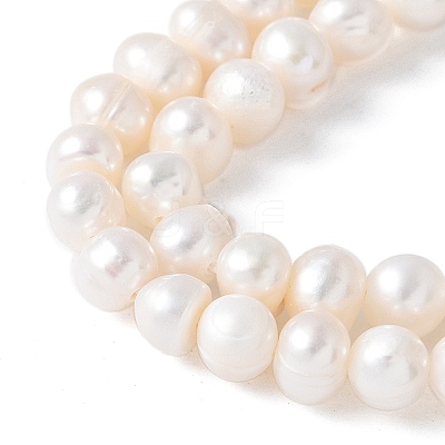 Natural Cultured Freshwater Pearl Beads Strands PEAR-I007-07O-10C-1