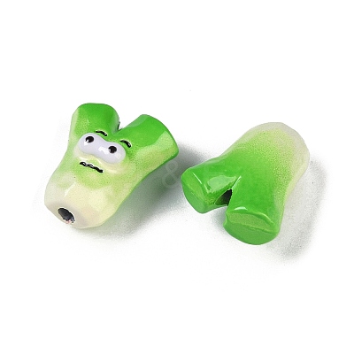 Spray Painted Alloy Beads FIND-G076-03-1