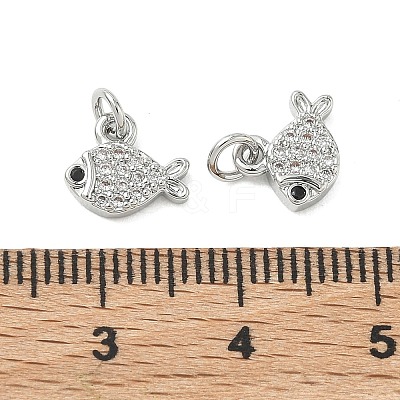 SHEGRACE Brass Micro Pave Cubic Zirconia Pendants XGRQ3D389-488P-1