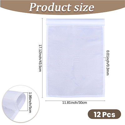 Polyester Blank Garden Flag AJEW-CP0009-54B-1