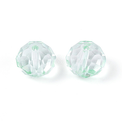 Baking Paint Transparent Glass Beads X1-GLAA-N011-10mm-07-1